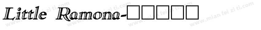 Little Ramona字体转换
